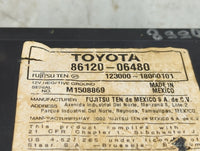 2010-2011 Toyota Camry Radio AM FM Cd Player Receiver Replacement P/N:86120-06480 123000-18000101 Fits Fits 2010 2011 OEM Us
