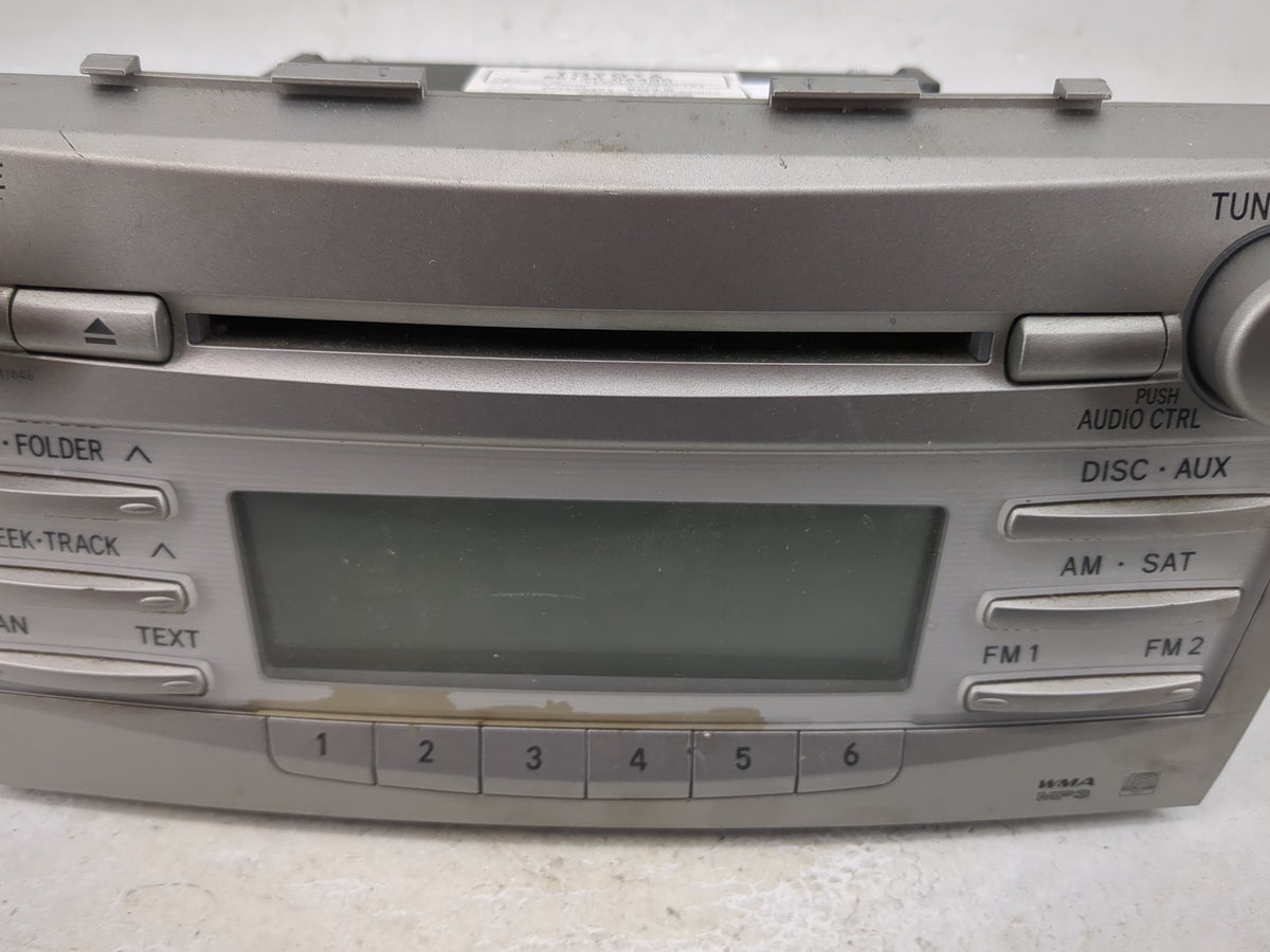 2010-2011 Toyota Camry Radio AM FM Cd Player Receiver Replacement P/N:86120-06480 123000-1800C101 Fits Fits 2010 2011 OEM Us