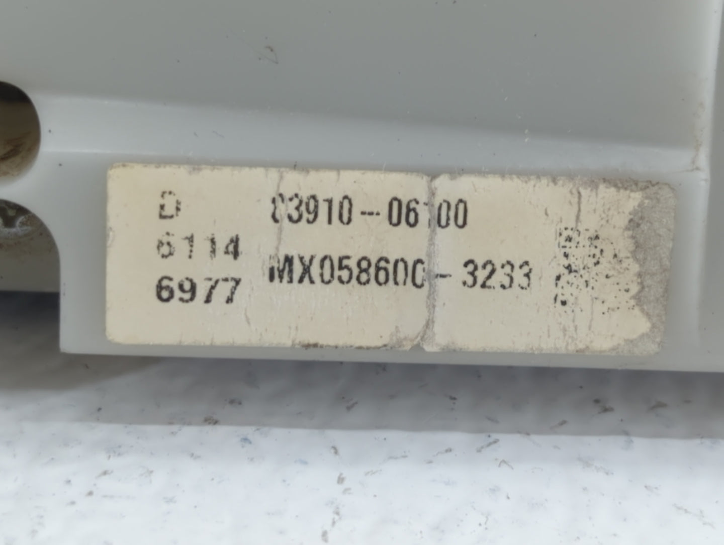 2011 Toyota Camry Digitial Dash Clock P/N:83910-06100 Fits OEM Used Auto Parts - Oemusedautoparts1.com