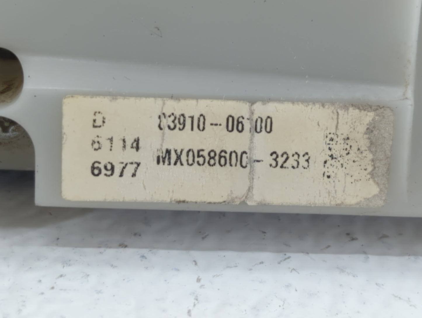 2011 Toyota Camry Digitial Dash Clock P/N:83910-06100 Fits OEM Used Auto Parts - Oemusedautoparts1.com