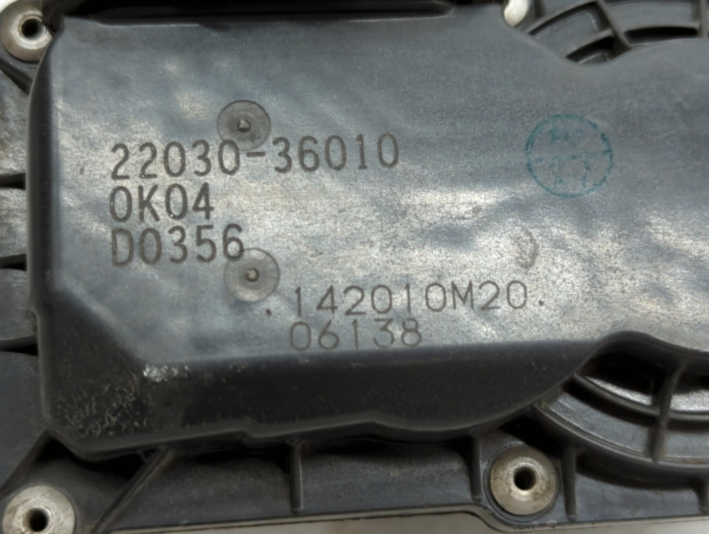 2010-2017 Toyota Camry Throttle Body P/N:22030-36010 22030-0V010 Fits Fits 2009 2010 2011 2012 2013 2014 2015 2016 2017 2018