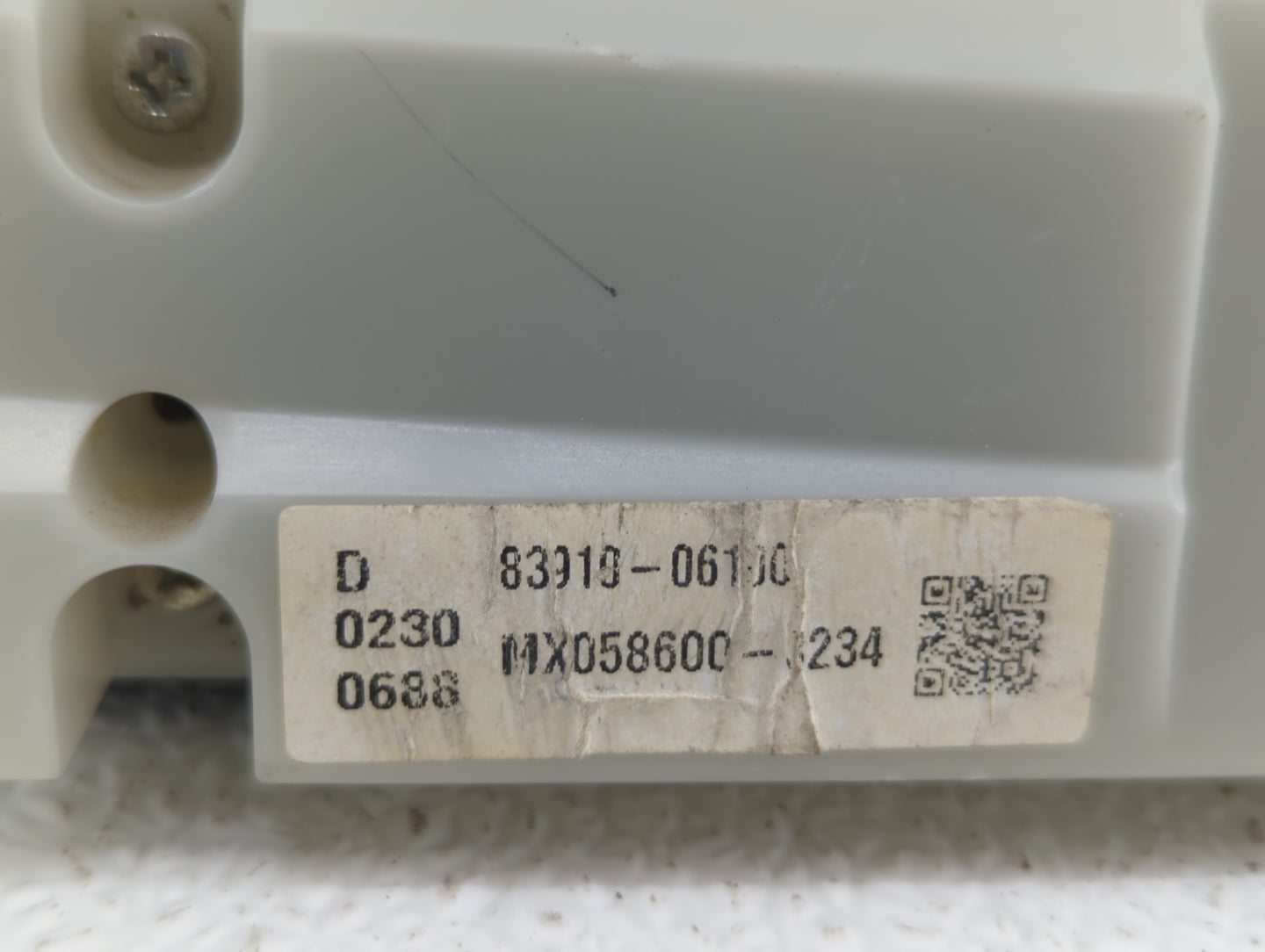 2011 Toyota Camry Digitial Dash Clock P/N:83910-06100 Fits OEM Used Auto Parts - Oemusedautoparts1.com