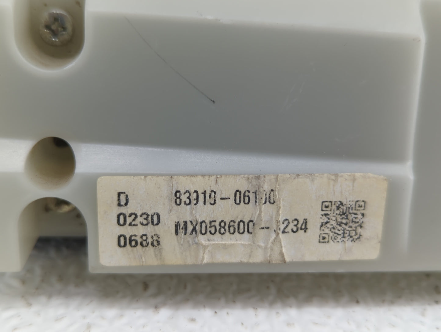 2011 Toyota Camry Digitial Dash Clock P/N:83910-06100 Fits OEM Used Auto Parts - Oemusedautoparts1.com