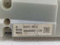 2011 Toyota Camry Digitial Dash Clock P/N:83910-06100 Fits OEM Used Auto Parts - Oemusedautoparts1.com
