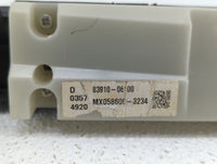 2011 Toyota Camry Digitial Dash Clock P/N:83910-06100 Fits OEM Used Auto Parts - Oemusedautoparts1.com