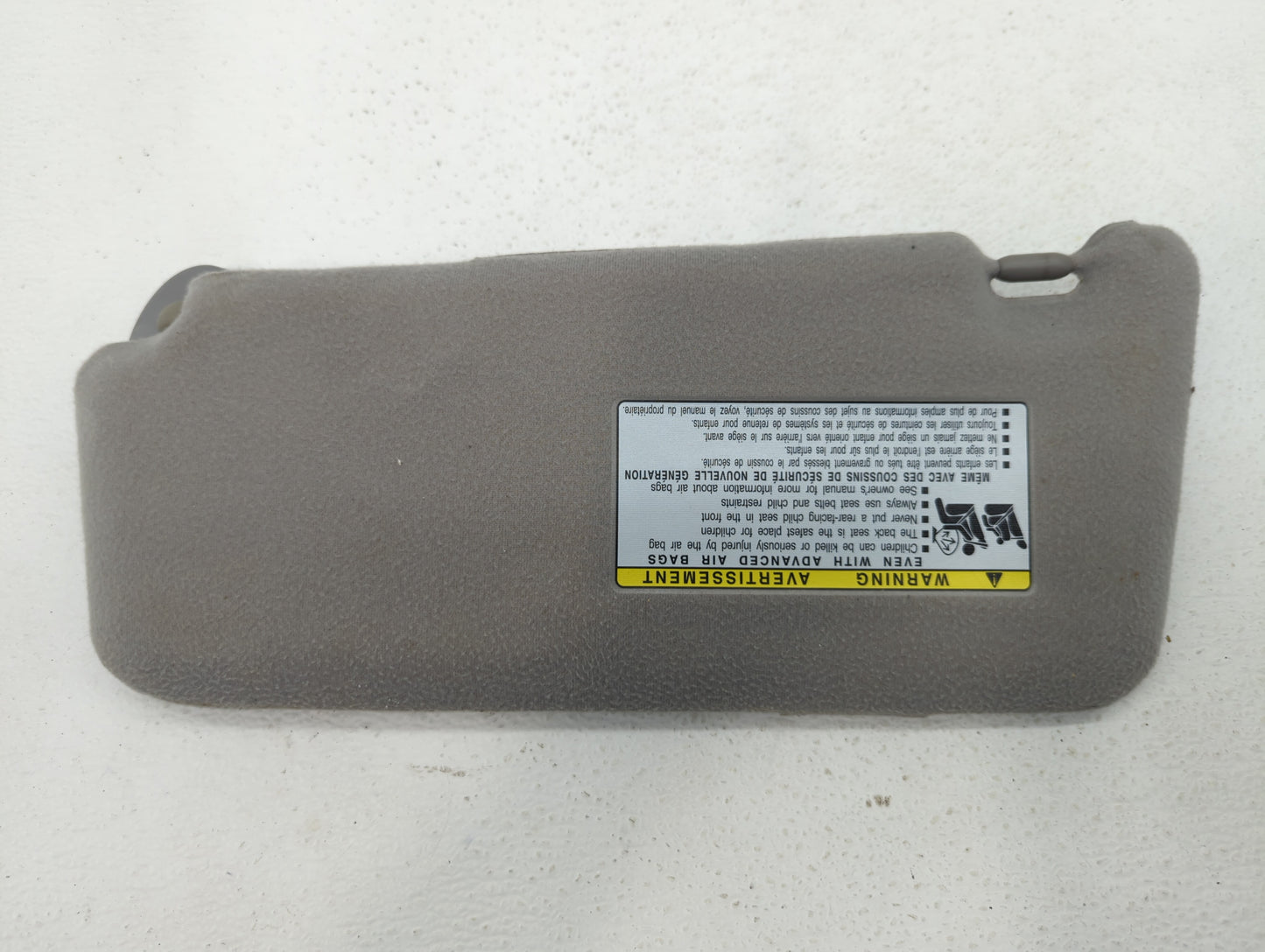 2007-2011 Toyota Camry Sun Visor Shade Replacement Passenger Right Mirror Fits Fits 2007 2008 2009 2010 2011 OEM Used Auto P