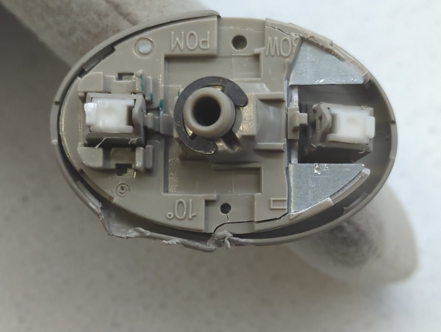 2007-2011 Toyota Camry Sun Visor Shade Replacement Passenger Right Mirror Fits Fits 2007 2008 2009 2010 2011 OEM Used Auto P