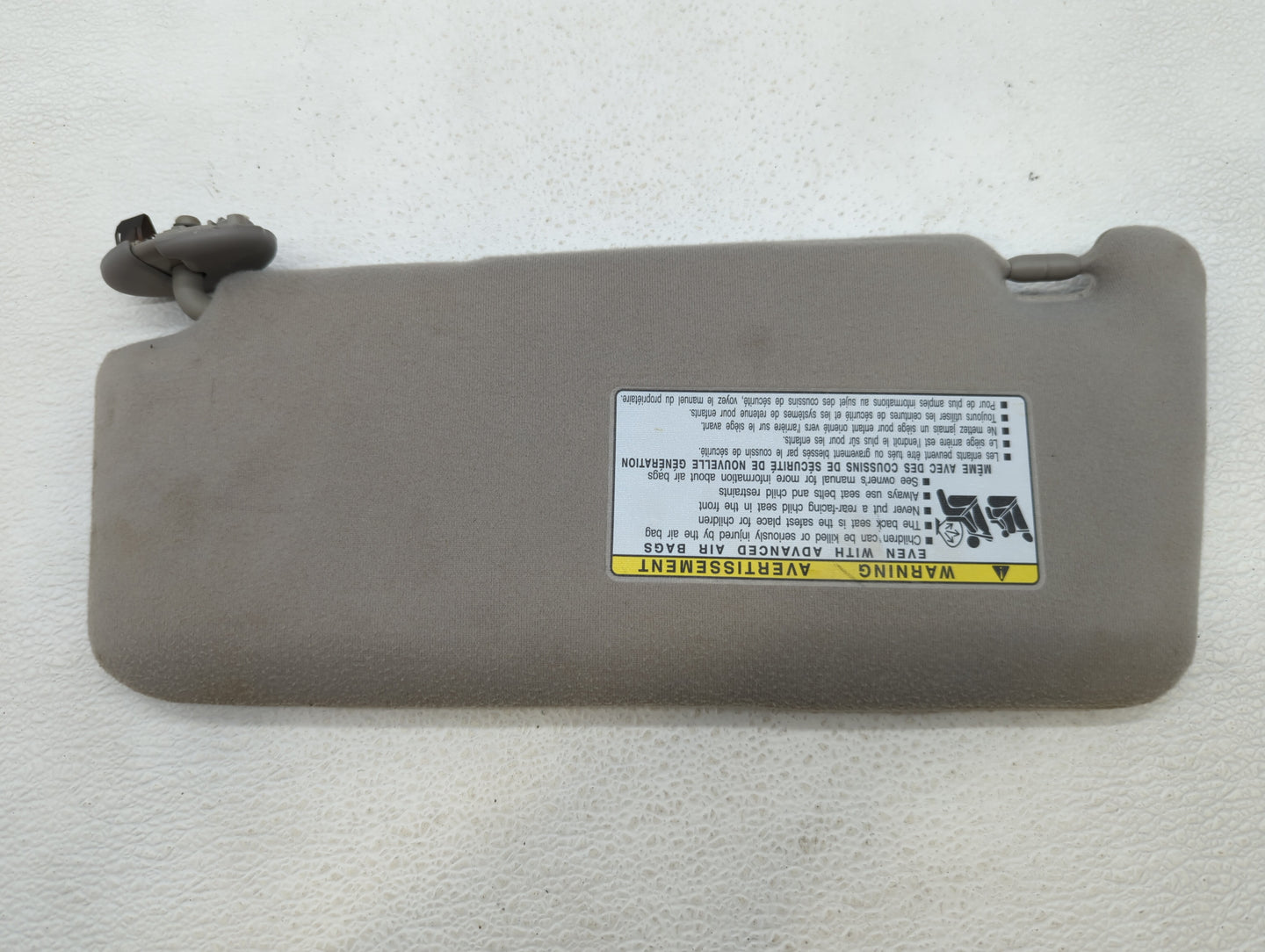 2007-2011 Toyota Camry Sun Visor Shade Replacement Passenger Right Mirror Fits Fits 2007 2008 2009 2010 2011 OEM Used Auto P