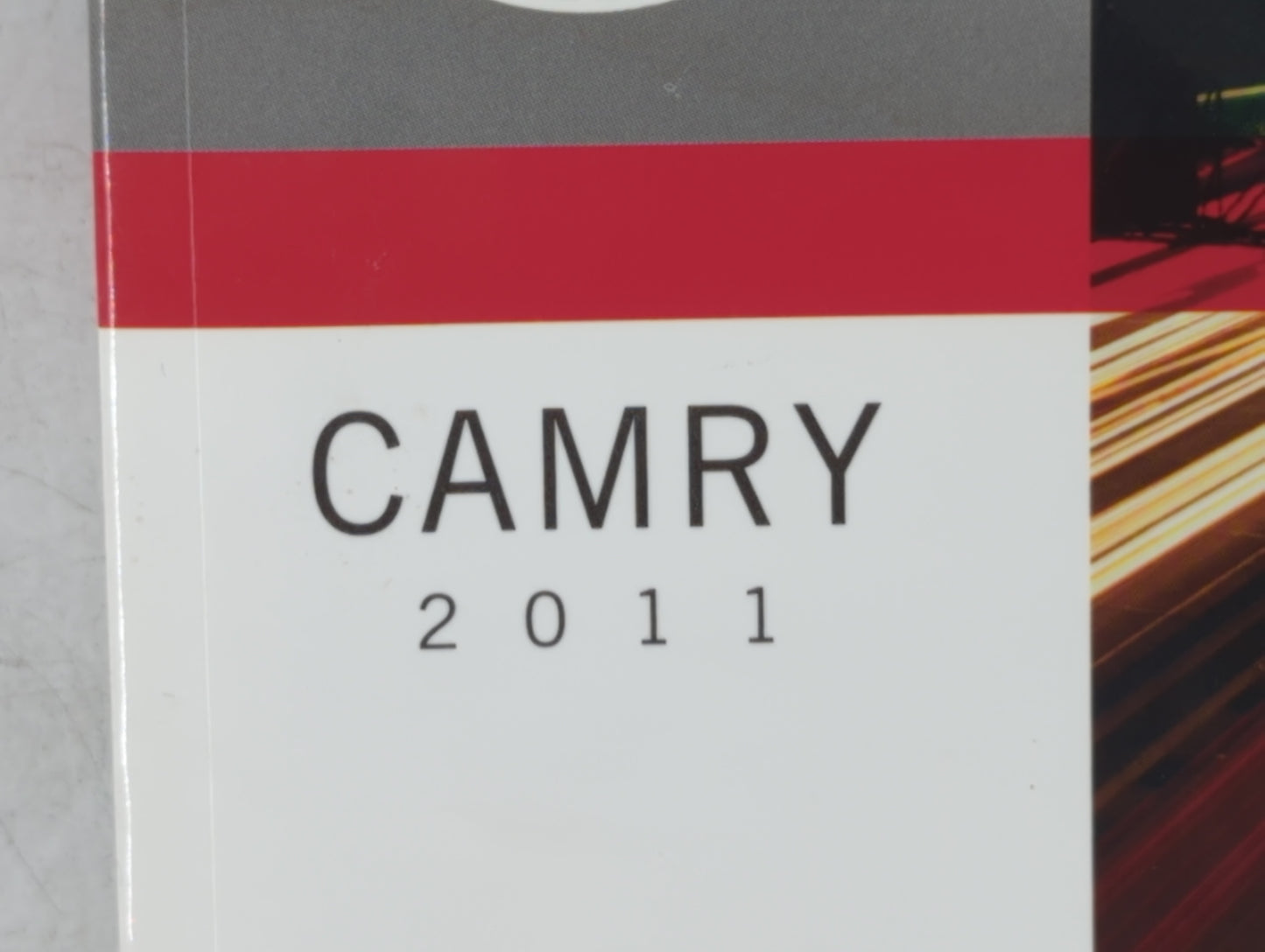 2011 Toyota Camry Owners Manual Book Guide OEM Used Auto Parts - Oemusedautoparts1.com
