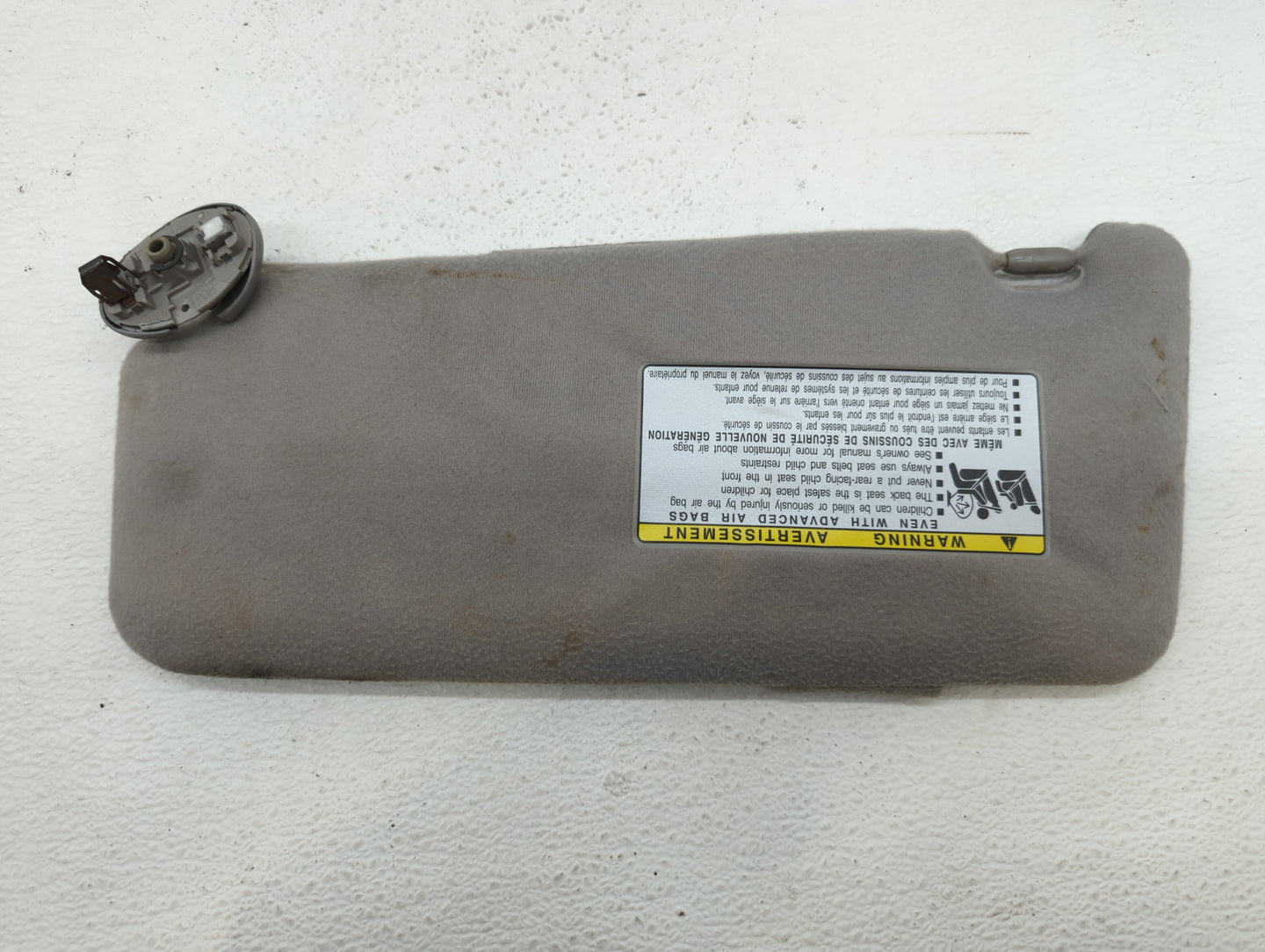 2007-2011 Toyota Camry Sun Visor Shade Replacement Driver Left Mirror Fits Fits 2007 2008 2009 2010 2011 OEM Used Auto Parts