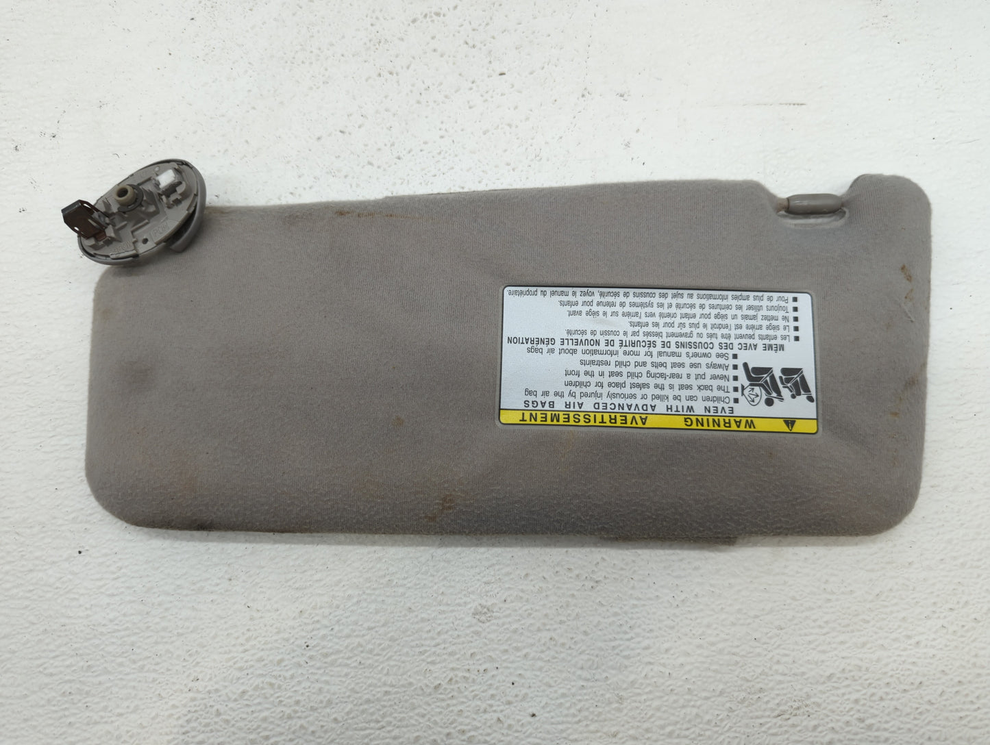 2007-2011 Toyota Camry Sun Visor Shade Replacement Driver Left Mirror Fits Fits 2007 2008 2009 2010 2011 OEM Used Auto Parts