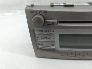 2010-2011 Toyota Camry Radio AM FM Cd Player Receiver Replacement P/N:86120-06480 Fits Fits 2010 2011 OEM Used Auto Parts