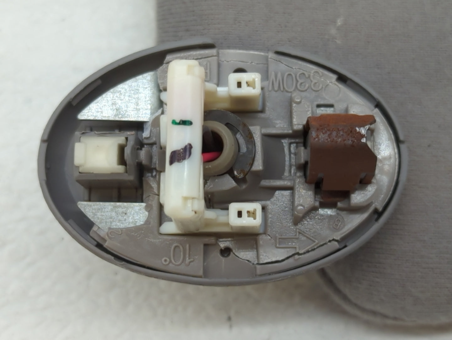 2007-2011 Toyota Camry Sun Visor Shade Replacement Passenger Right Mirror Fits Fits 2007 2008 2009 2010 2011 OEM Used Auto P