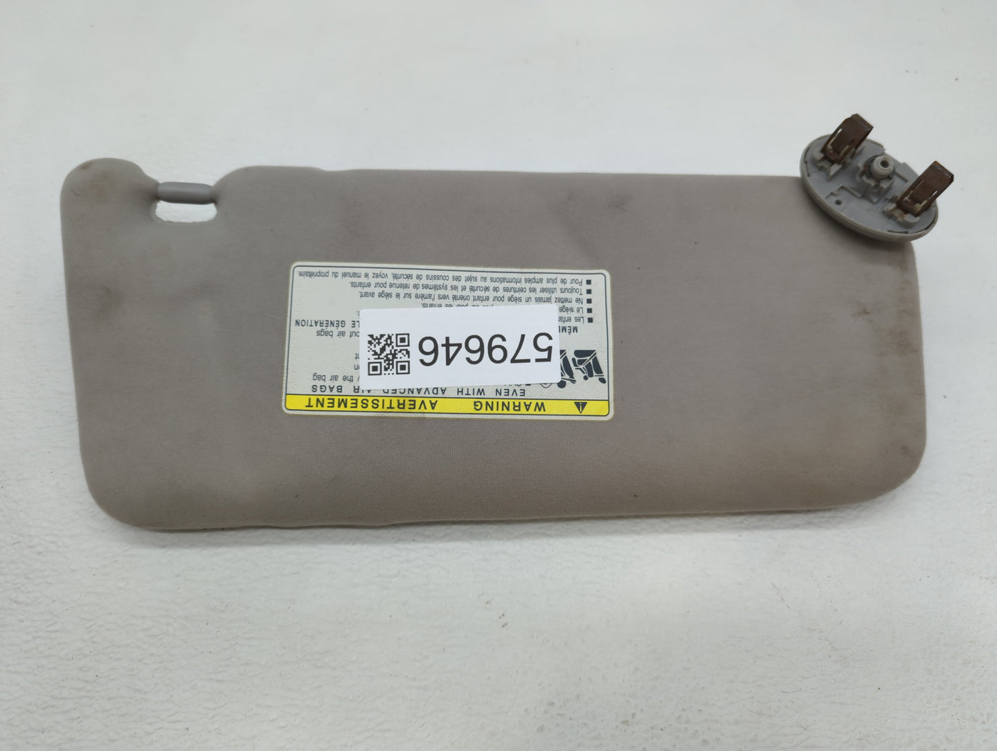 2007-2011 Toyota Camry Sun Visor Shade Replacement Passenger Right Mirror Fits Fits 2007 2008 2009 2010 2011 OEM Used Auto P