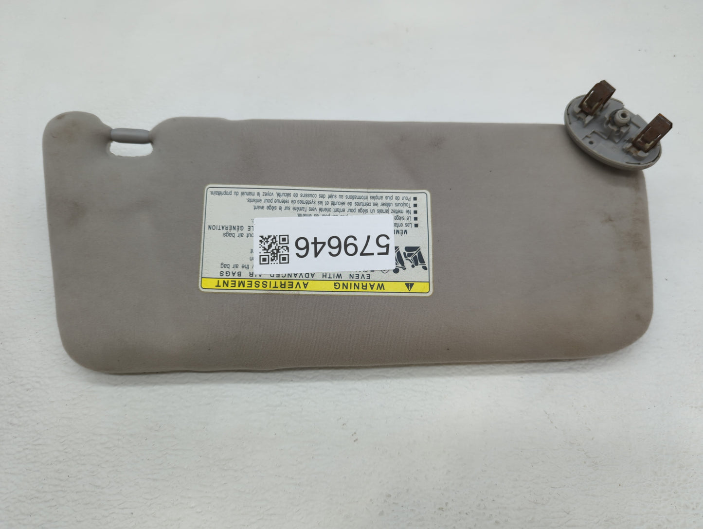 2007-2011 Toyota Camry Sun Visor Shade Replacement Passenger Right Mirror Fits Fits 2007 2008 2009 2010 2011 OEM Used Auto P