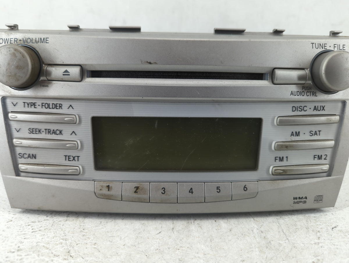 2010-2011 Toyota Camry Am Fm Cd Player Radio Receiver 582838 - Oemusedautoparts1.com