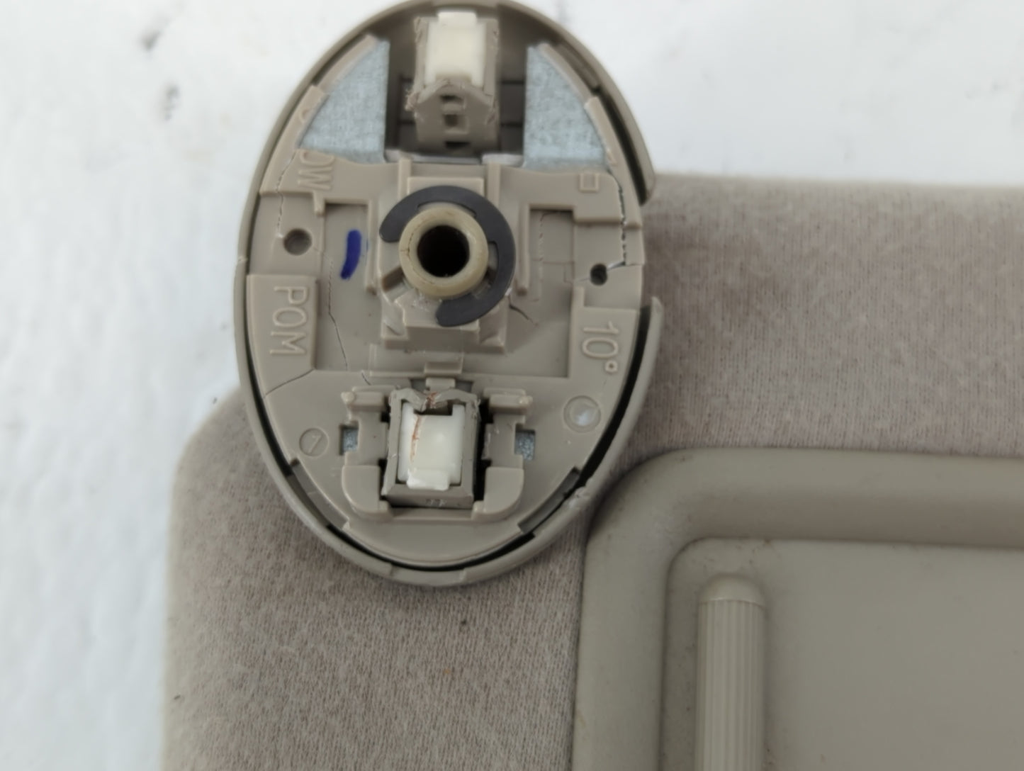 2007-2011 Toyota Camry Sun Visor Shade Replacement Driver Left Mirror Fits Fits 2007 2008 2009 2010 2011 OEM Used Auto Parts