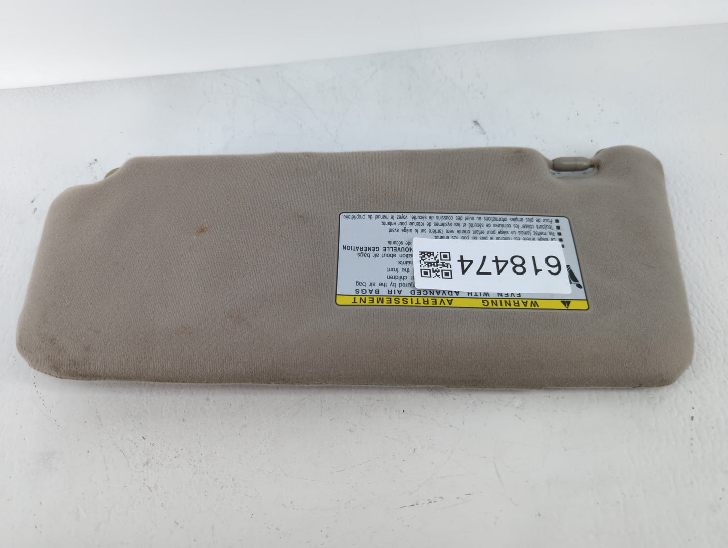 2007-2011 Toyota Camry Sun Visor Shade Replacement Passenger Right Mirror Fits Fits 2007 2008 2009 2010 2011 OEM Used Auto P