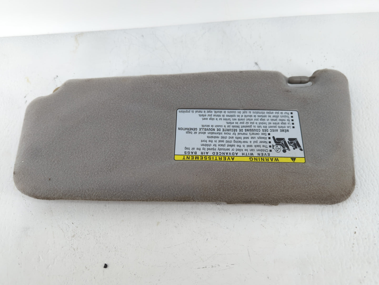 2007-2011 Toyota Camry Sun Visor Shade Replacement Passenger Right Mirror Fits Fits 2007 2008 2009 2010 2011 OEM Used Auto P