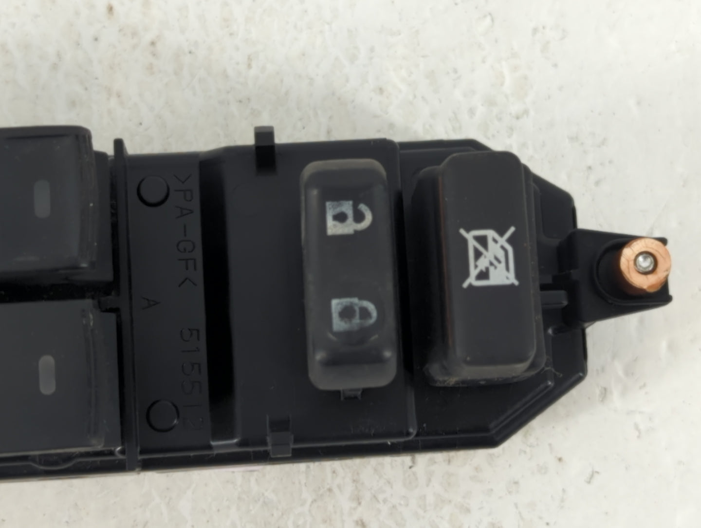 2010-2011 Toyota Camry Master Power Window Switch Replacement Driver Side Left P/N:515512 Fits OEM Used Auto Parts - Oemused