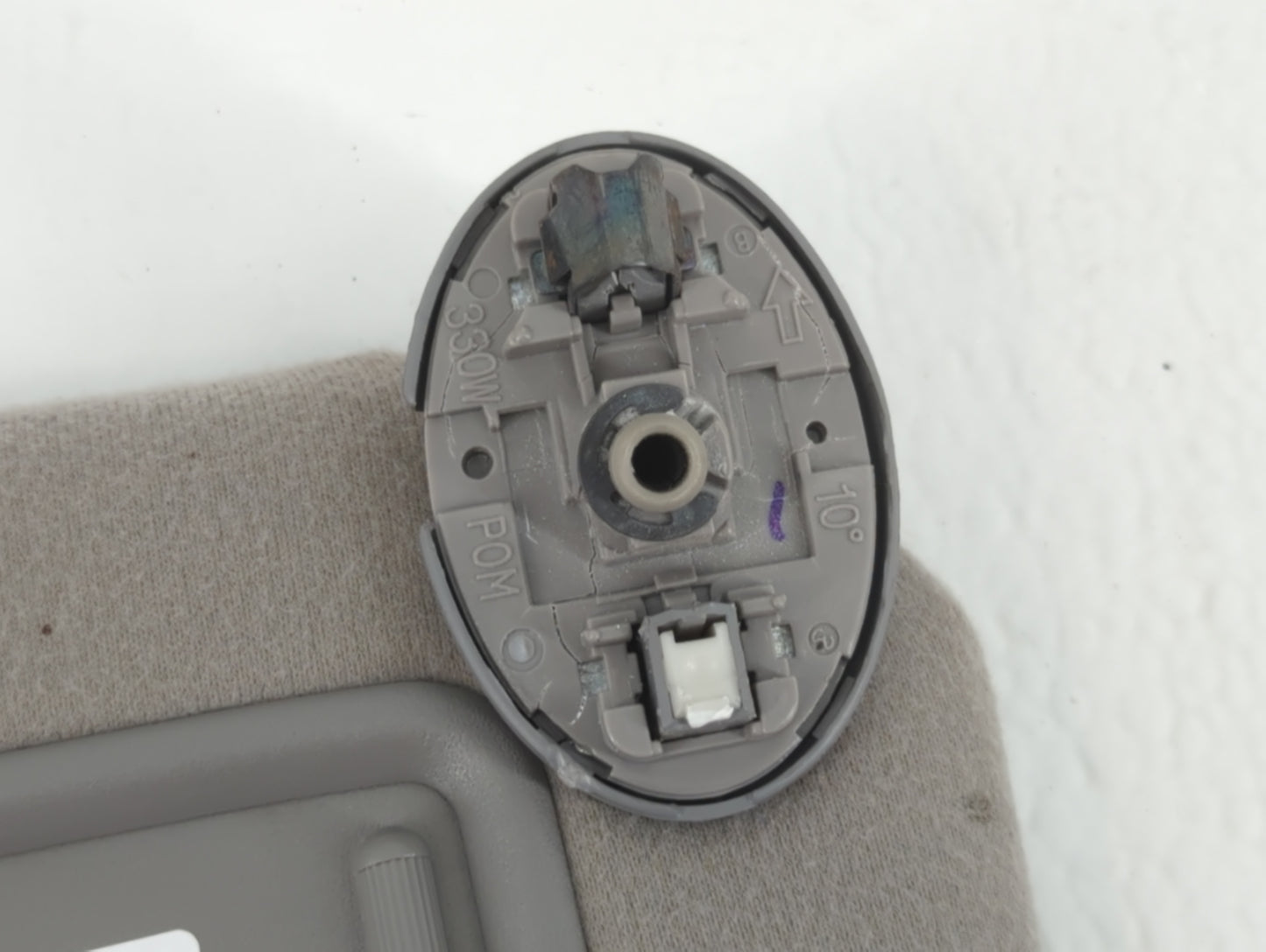 2007-2011 Toyota Camry Sun Visor Shade Replacement Passenger Right Mirror Fits Fits 2007 2008 2009 2010 2011 OEM Used Auto P