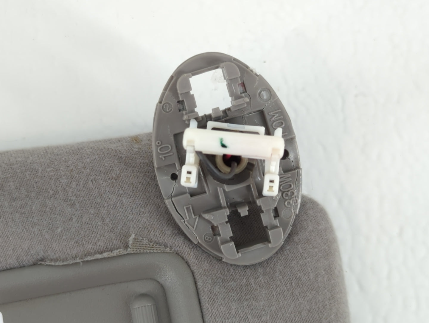 2007-2011 Toyota Camry Sun Visor Shade Replacement Passenger Right Mirror Fits Fits 2007 2008 2009 2010 2011 OEM Used Auto P