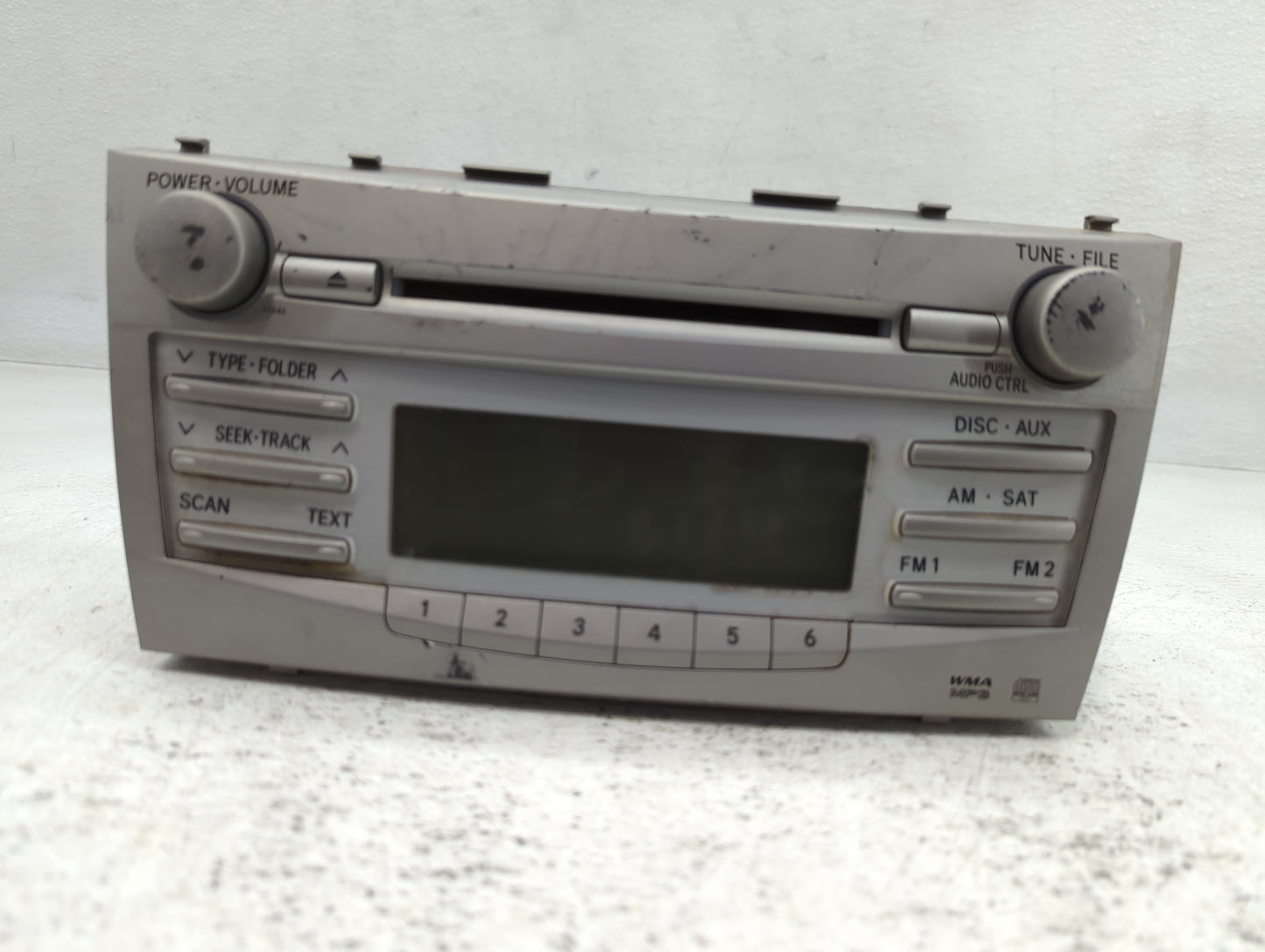 2007-2011 Toyota Camry Am Fm Cd Player Radio Receiver - Oemusedautoparts1.com