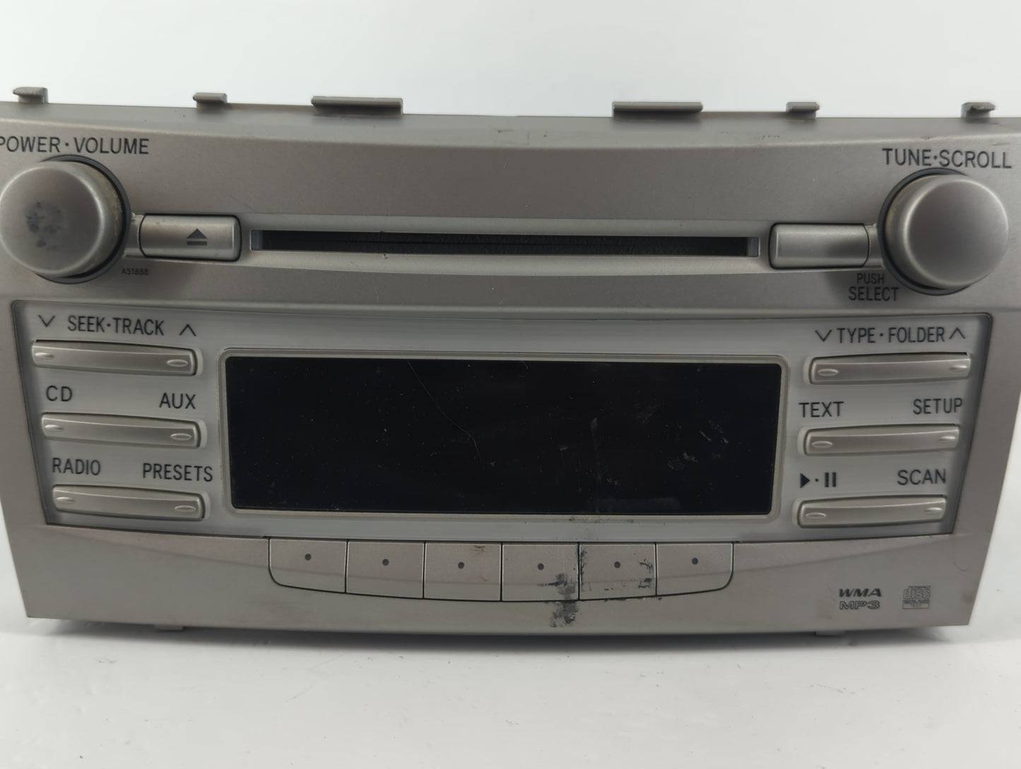 2010-2011 Toyota Camry Radio AM FM Cd Player Receiver Replacement P/N:86120-06700 Fits Fits 2010 2011 OEM Used Auto Parts - 