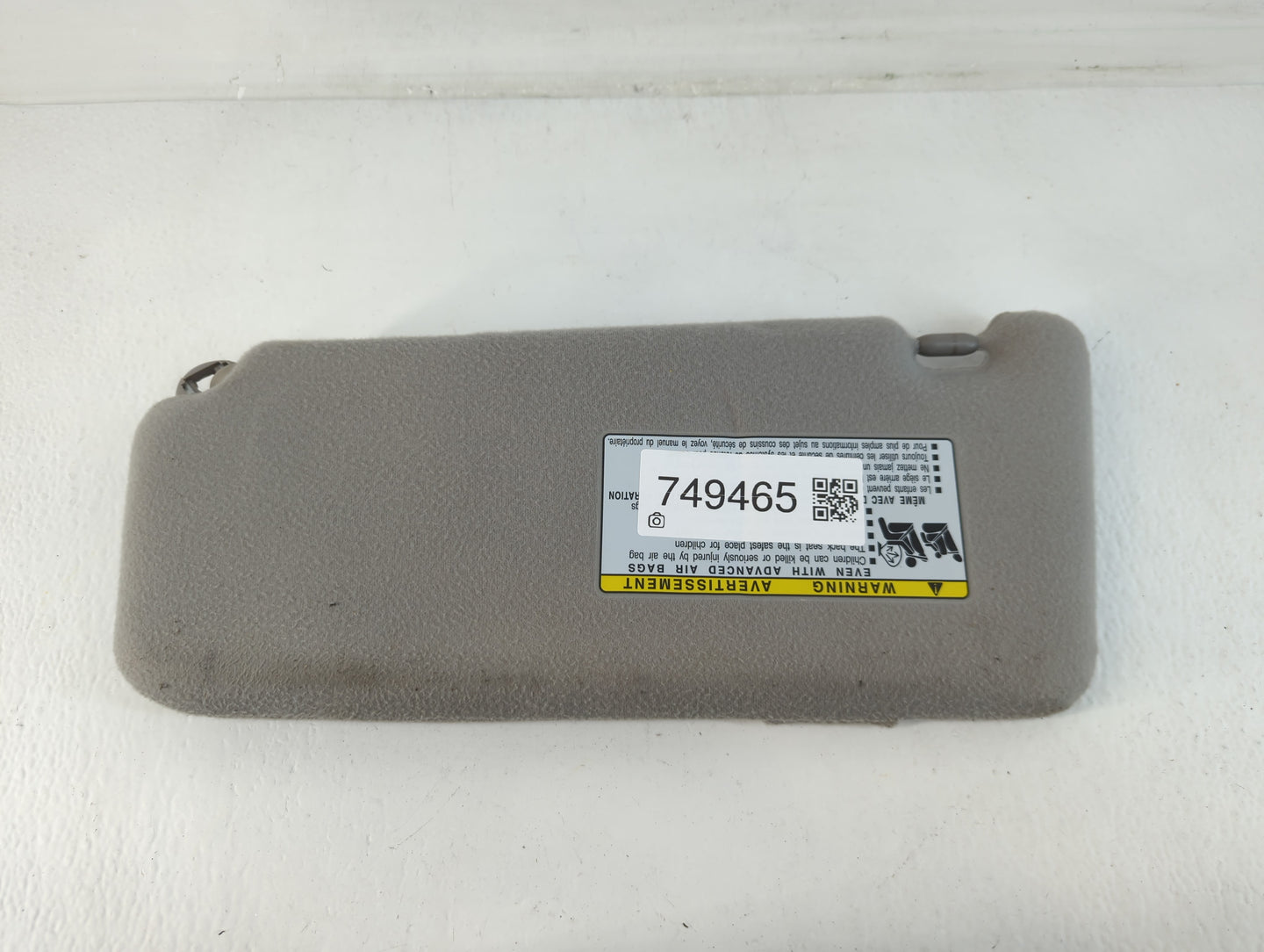 2007-2011 Toyota Camry Sun Visor Shade Replacement Passenger Right Mirror Fits Fits 2007 2008 2009 2010 2011 OEM Used Auto P