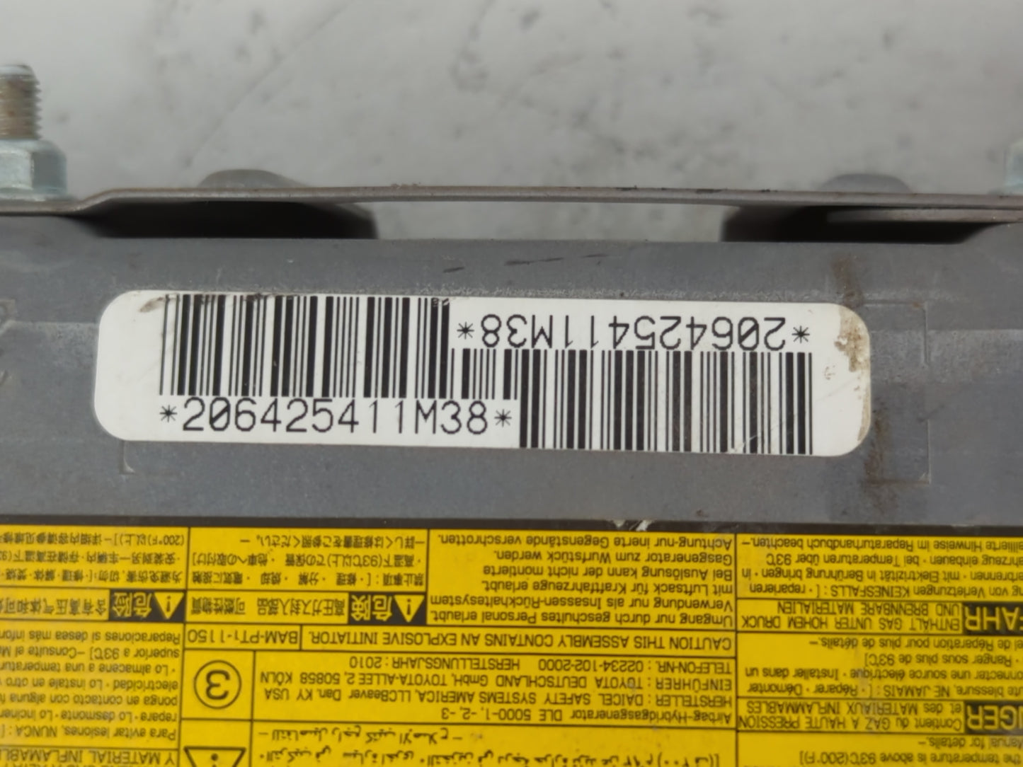 2007-2011 Toyota Camry Air Bag Driver Left Knee OEM Fits Fits 2007 2008 2009 2010 2011 OEM Used Auto Parts - Oemusedautopart