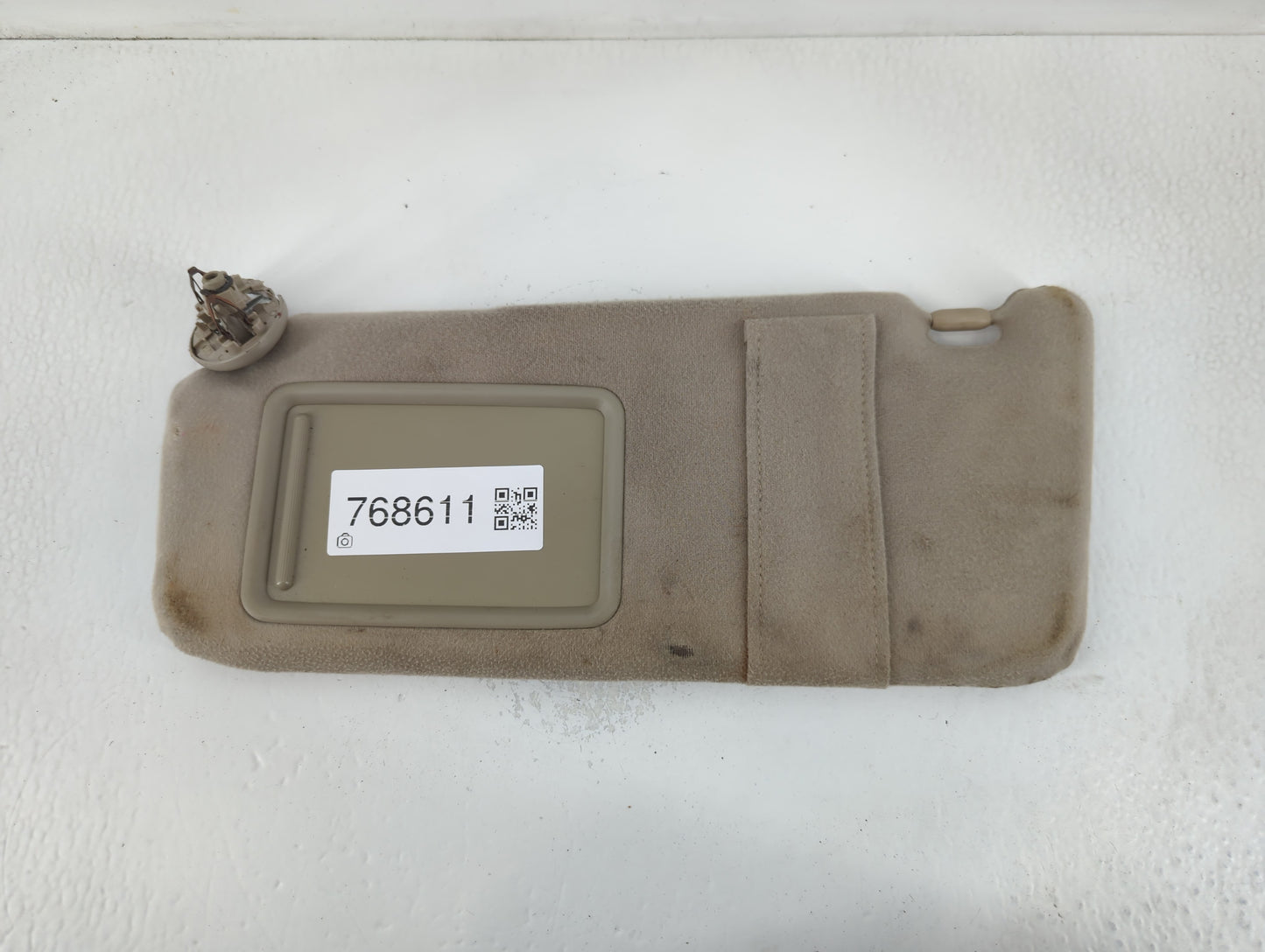 2007-2011 Toyota Camry Sun Visor Shade Replacement Driver Left Mirror Fits Fits 2007 2008 2009 2010 2011 OEM Used Auto Parts