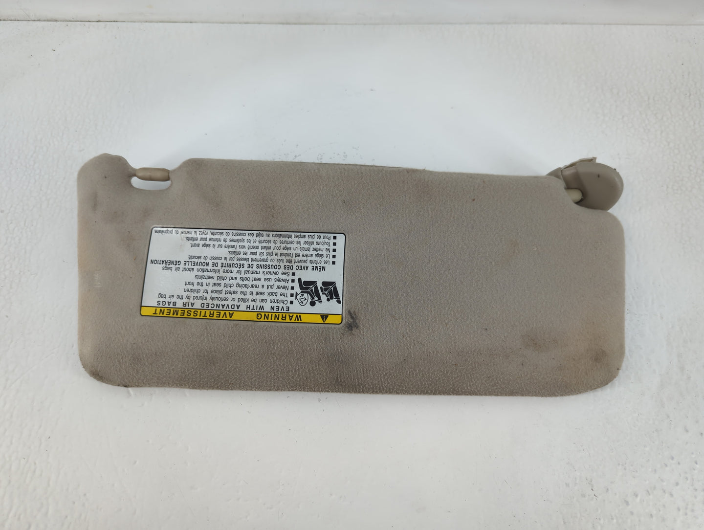 2007-2011 Toyota Camry Sun Visor Shade Replacement Driver Left Mirror Fits Fits 2007 2008 2009 2010 2011 OEM Used Auto Parts