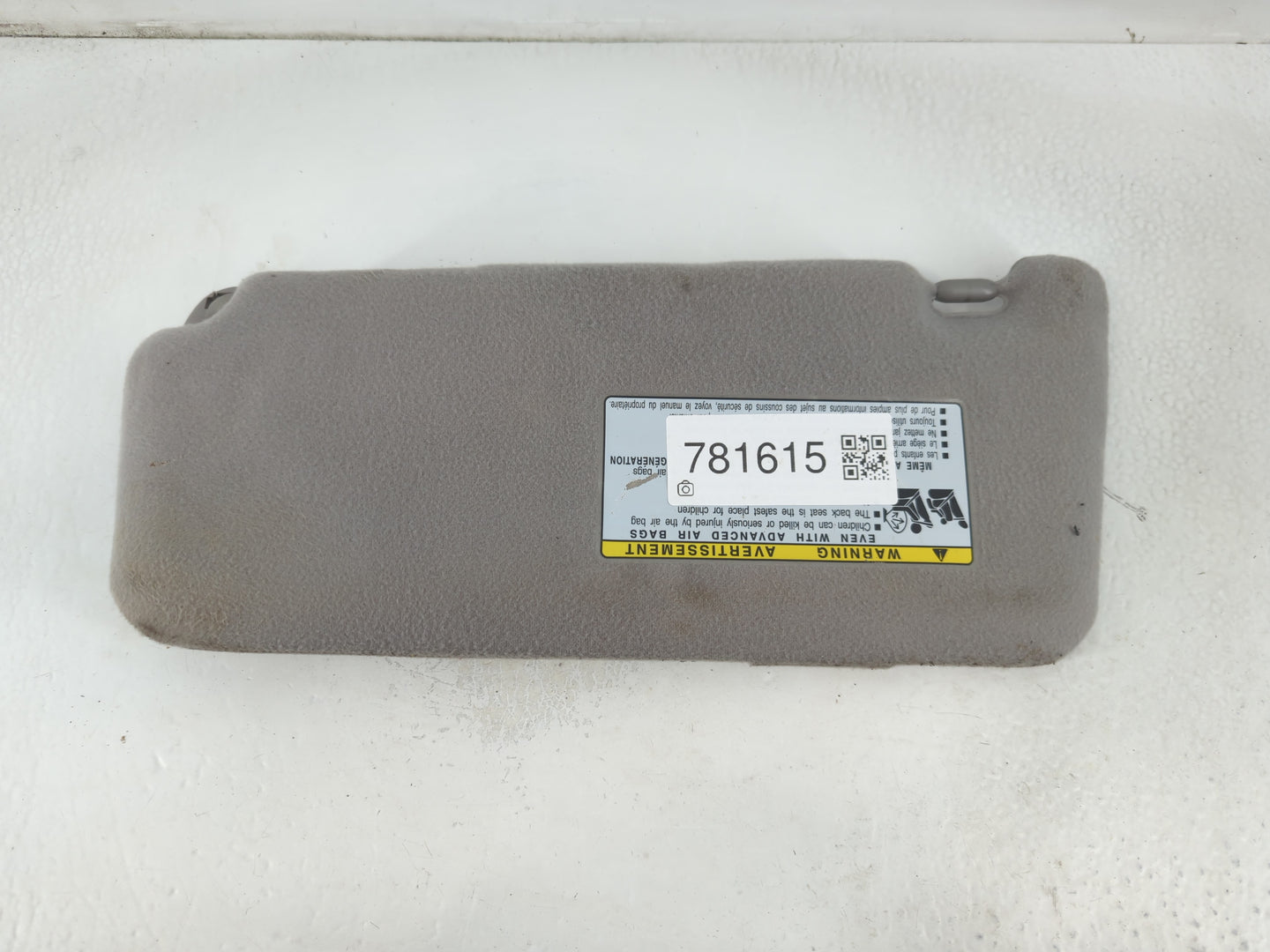 2007-2011 Toyota Camry Sun Visor Shade Replacement Passenger Right Mirror Fits Fits 2007 2008 2009 2010 2011 OEM Used Auto P