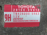 2010-2011 Toyota Camry Car Starter Motor Solenoid OEM P/N:TN428000-5983 28100-0V012 Fits OEM Used Auto Parts - Oemusedautopa