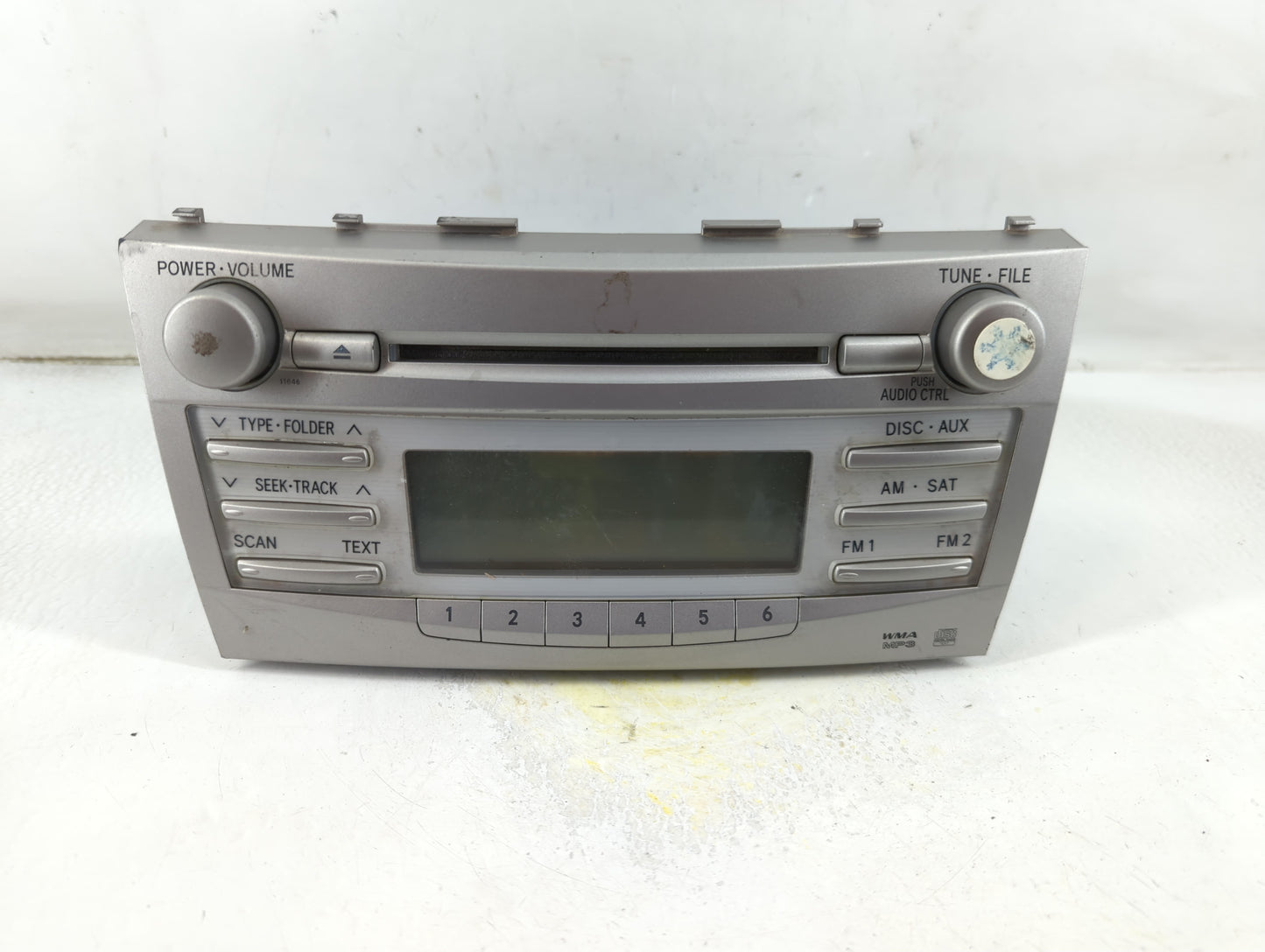 2011 Toyota Camry Radio AM FM Cd Player Receiver Replacement P/N:05A100054877FC 121862-196 Fits OEM Used Auto Parts - Oemuse
