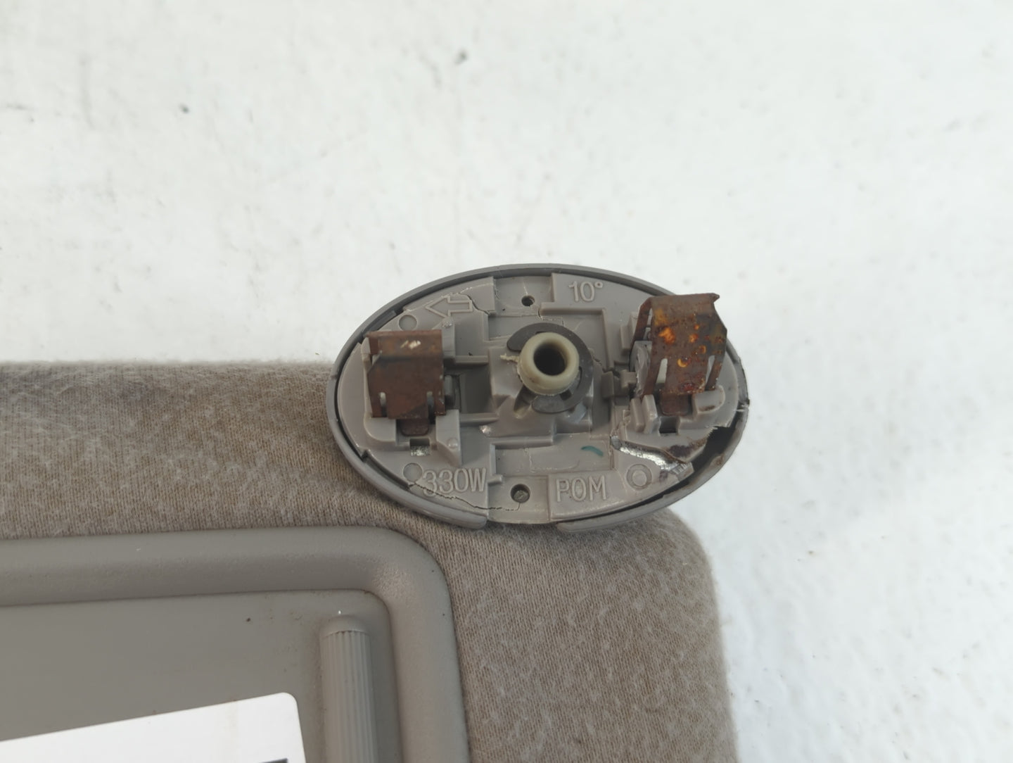 2007-2011 Toyota Camry Sun Visor Shade Replacement Passenger Right Mirror Fits Fits 2007 2008 2009 2010 2011 OEM Used Auto P