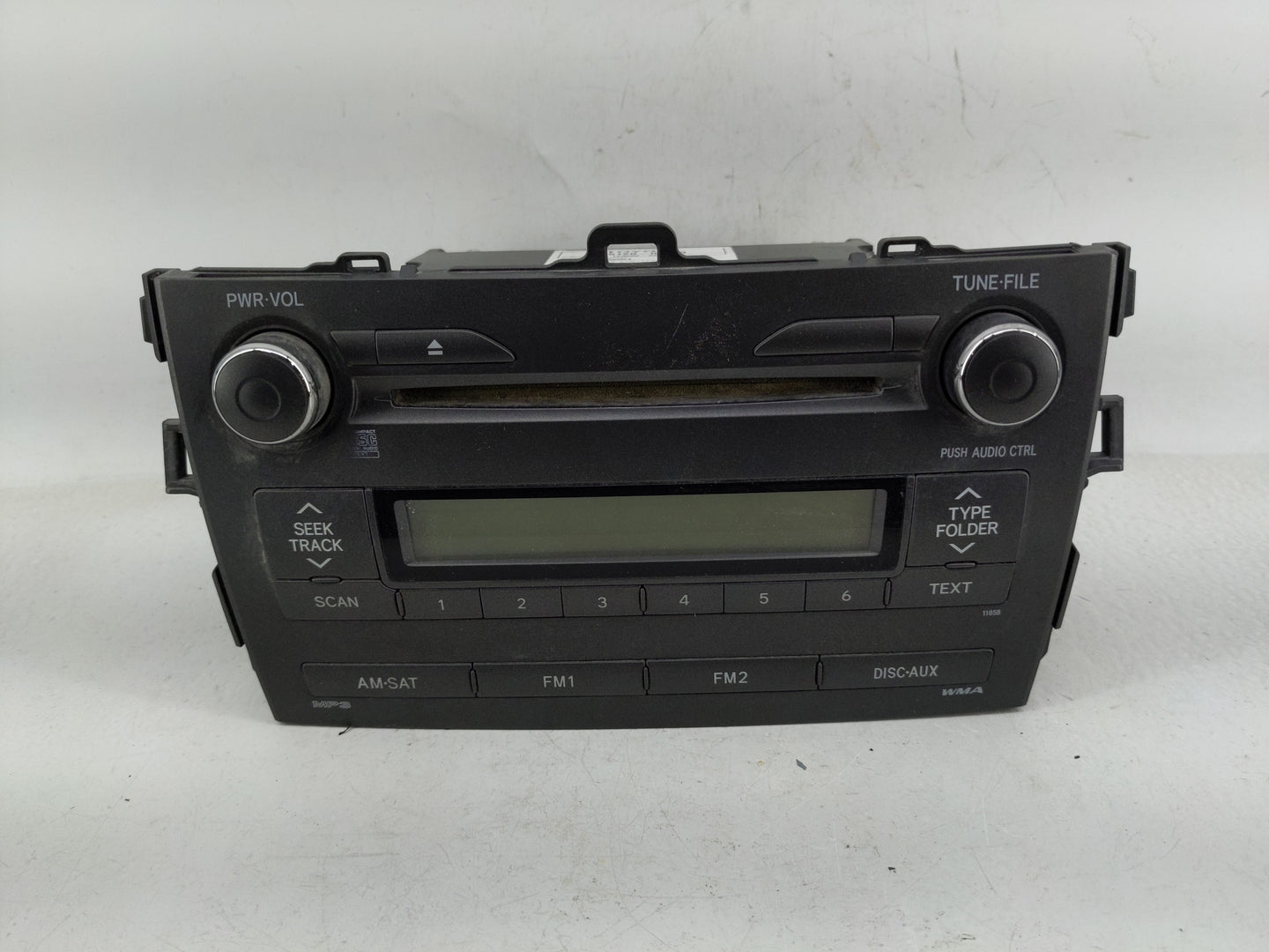 2011 Toyota Corolla Radio AM FM Cd Player Receiver Replacement P/N:86120-02E60 Fits OEM Used Auto Parts - Oemusedautoparts1.
