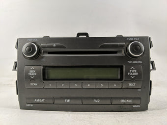 compare product 2011-2012 Toyota Corolla Radio AM FM Cd Player Receiver Replacement P/N:86120-02E60 Fits Fits 2011 2012 OEM Used Auto Parts