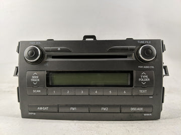 2011-2012 Toyota Corolla Radio AM FM Cd Player Receiver Replacement P/N:86120-02E60 Fits Fits 2011 2012 OEM Used Auto Parts 