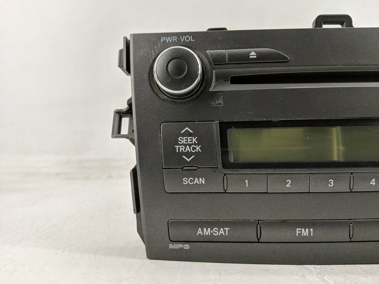 2011-2012 Toyota Corolla Radio AM FM Cd Player Receiver Replacement P/N:86120-02E60 Fits Fits 2011 2012 OEM Used Auto Parts 
