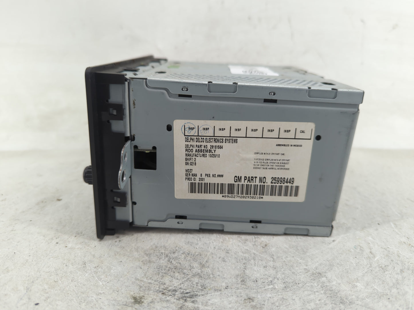 2011 Toyota Corolla Radio AM FM Cd Player Receiver Replacement P/N:25998449 Fits OEM Used Auto Parts - Oemusedautoparts1.com