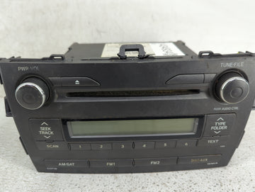 2011-2012 Toyota Corolla Radio AM FM Cd Player Receiver Replacement P/N:86120-02E60 MHA06016 Fits Fits 2011 2012 OEM Used Au