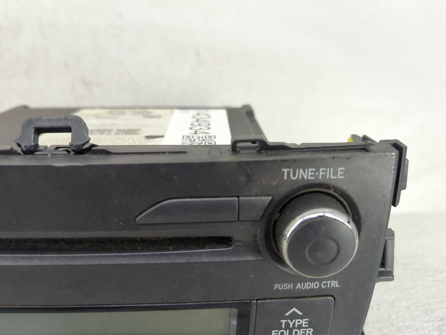 2011-2012 Toyota Corolla Radio AM FM Cd Player Receiver Replacement P/N:86120-02E60 MHA06016 Fits Fits 2011 2012 OEM Used Au