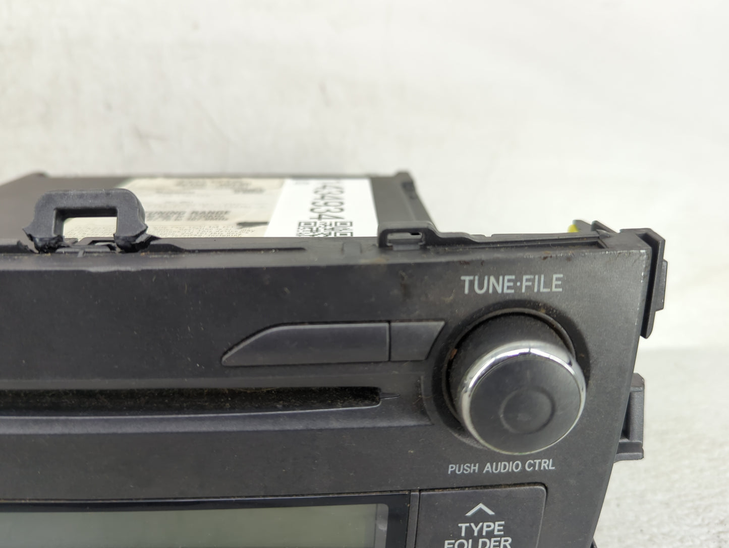 2011-2012 Toyota Corolla Radio AM FM Cd Player Receiver Replacement P/N:86120-02E60 MHA06016 Fits Fits 2011 2012 OEM Used Au