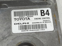 2011 Toyota Corolla PCM Engine Control Computer ECU ECM PCU OEM P/N:89661-02Q60 28308761 Fits OEM Used Auto Parts - Oemuseda