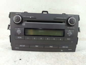 compare product 2011-2012 Toyota Corolla Radio AM FM Cd Player Receiver Replacement P/N:86120-12E90 CQ-JS70E34D Fits Fits 2011 2012 OEM Used Auto Parts