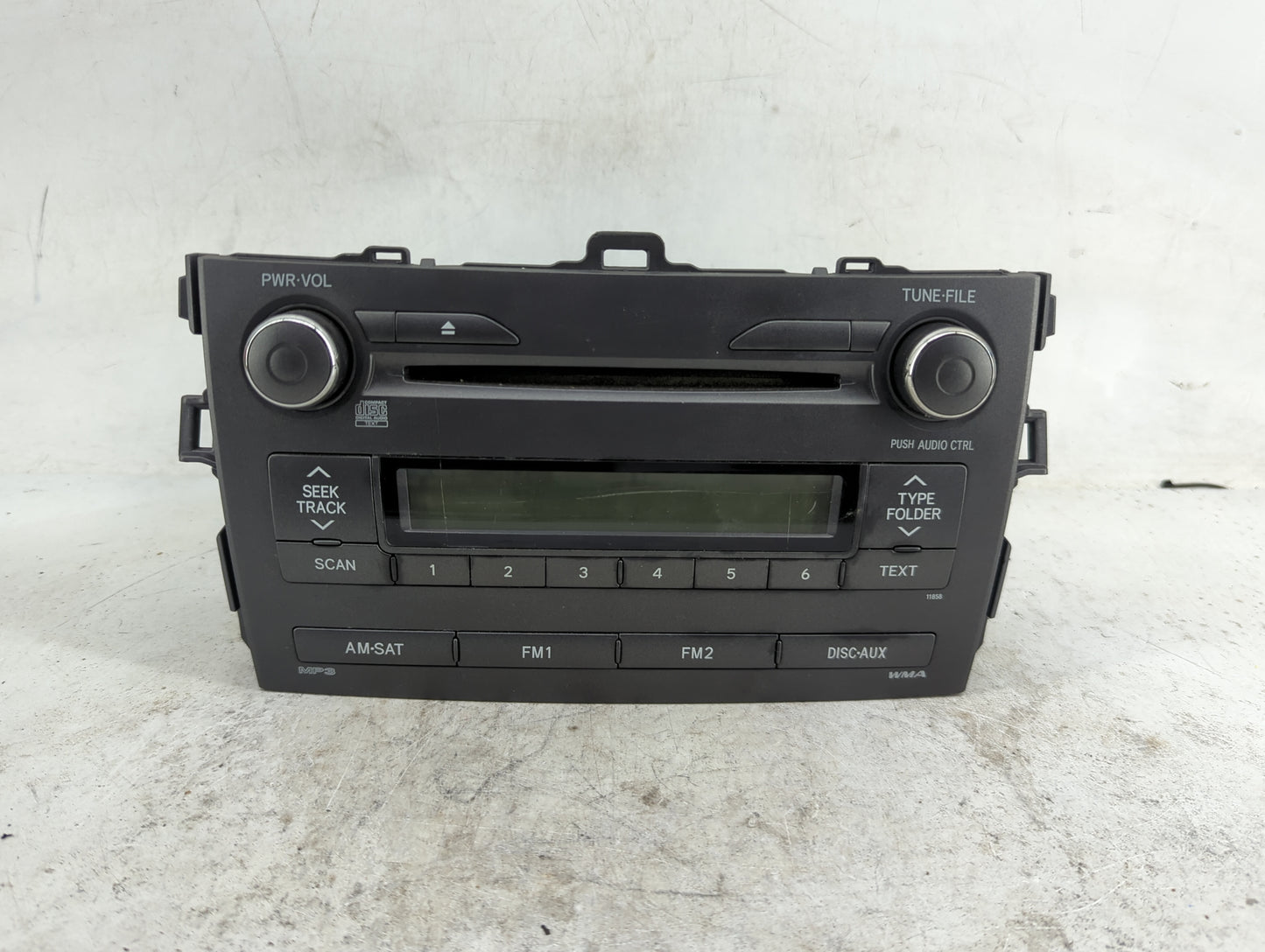 2011-2012 Toyota Corolla Radio AM FM Cd Player Receiver Replacement P/N:121334-031 121111-3840, PH700604 Fits Fits 2011 2012