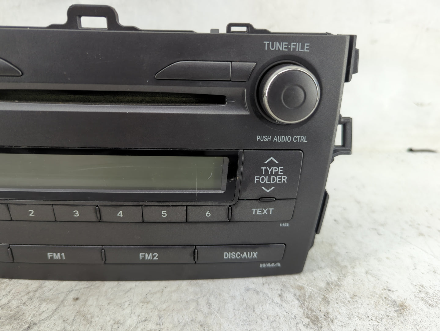 2011-2012 Toyota Corolla Radio AM FM Cd Player Receiver Replacement P/N:121334-031 121111-3840, PH700604 Fits Fits 2011 2012