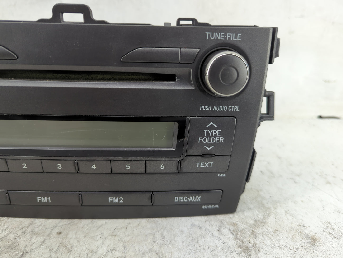2011-2012 Toyota Corolla Radio AM FM Cd Player Receiver Replacement P/N:121334-031 121111-3840, PH700604 Fits Fits 2011 2012