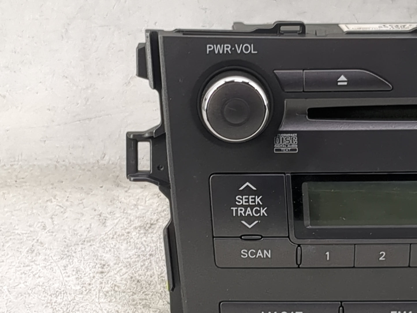2011-2012 Toyota Corolla Radio AM FM Cd Player Receiver Replacement P/N:86120-02E60 123000-34100101 Fits Fits 2011 2012 OEM 